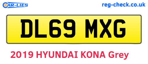DL69MXG are the vehicle registration plates.