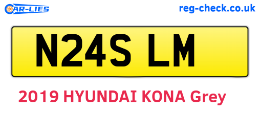 N24SLM are the vehicle registration plates.