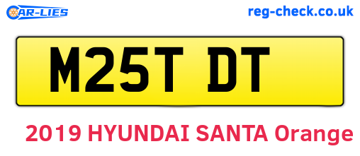 M25TDT are the vehicle registration plates.