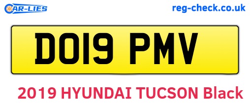 DO19PMV are the vehicle registration plates.
