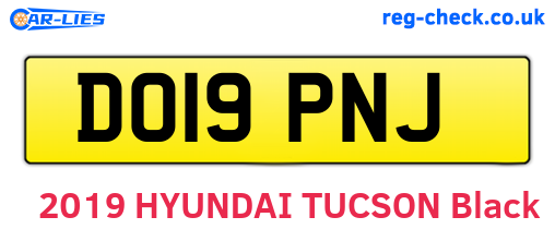 DO19PNJ are the vehicle registration plates.