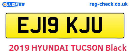 EJ19KJU are the vehicle registration plates.