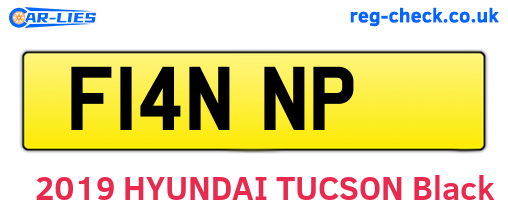 F14NNP are the vehicle registration plates.