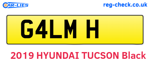 G4LMH are the vehicle registration plates.