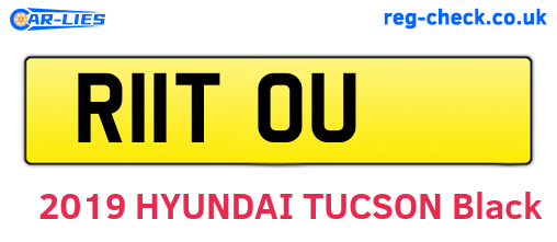 R11TOU are the vehicle registration plates.