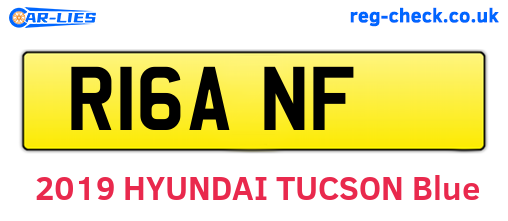 R16ANF are the vehicle registration plates.