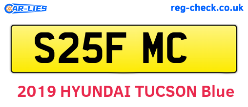 S25FMC are the vehicle registration plates.