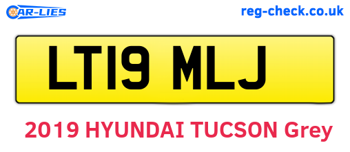 LT19MLJ are the vehicle registration plates.