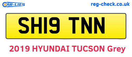 SH19TNN are the vehicle registration plates.