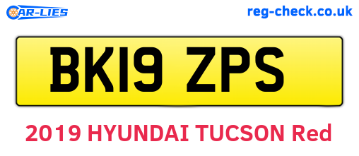 BK19ZPS are the vehicle registration plates.