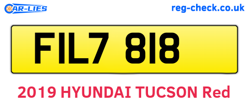 FIL7818 are the vehicle registration plates.