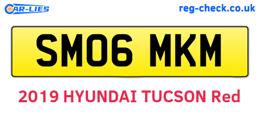 SM06MKM are the vehicle registration plates.