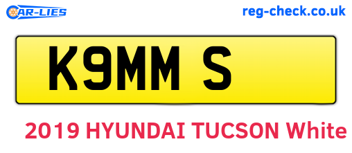 K9MMS are the vehicle registration plates.