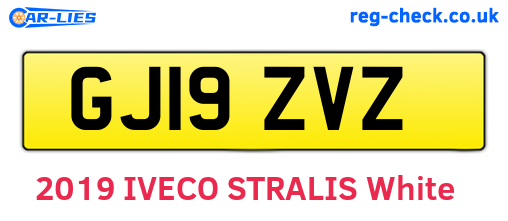 GJ19ZVZ are the vehicle registration plates.