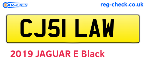 CJ51LAW are the vehicle registration plates.
