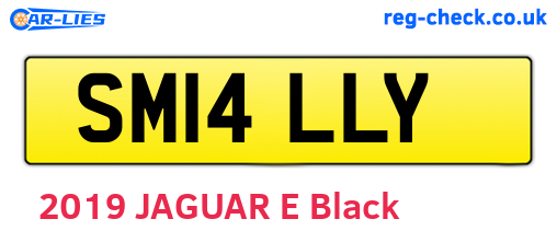 SM14LLY are the vehicle registration plates.