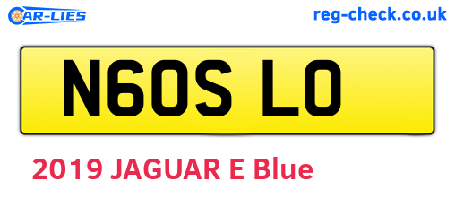 N60SLO are the vehicle registration plates.
