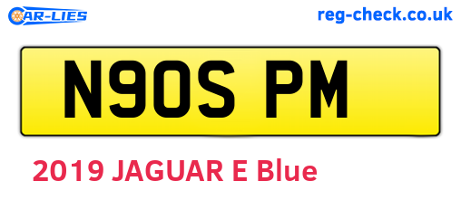 N90SPM are the vehicle registration plates.