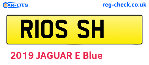 R10SSH are the vehicle registration plates.