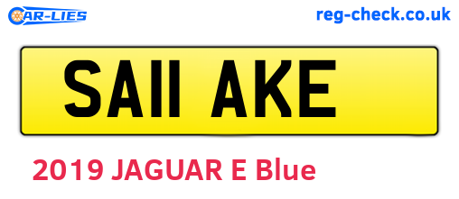 SA11AKE are the vehicle registration plates.