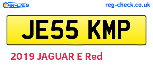 JE55KMP are the vehicle registration plates.