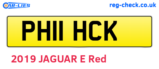 PH11HCK are the vehicle registration plates.