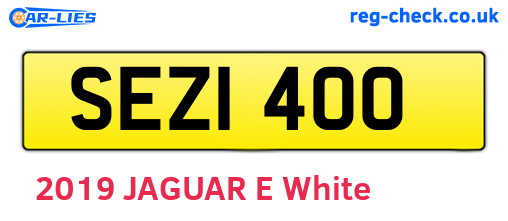 SEZ1400 are the vehicle registration plates.