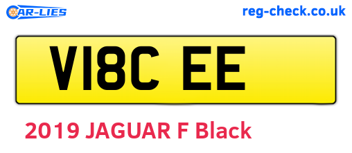 V18CEE are the vehicle registration plates.