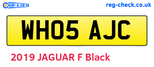 WH05AJC are the vehicle registration plates.