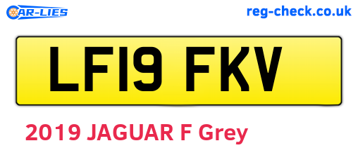 LF19FKV are the vehicle registration plates.