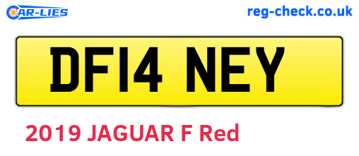 DF14NEY are the vehicle registration plates.