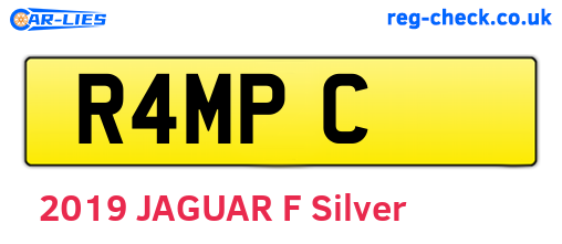 R4MPC are the vehicle registration plates.