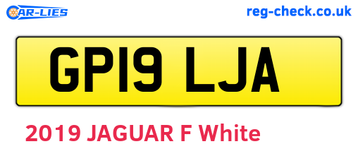 GP19LJA are the vehicle registration plates.