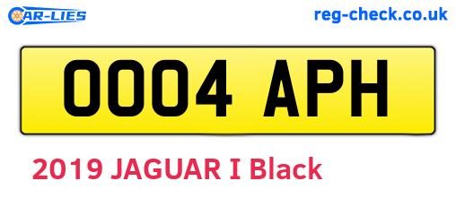 OO04APH are the vehicle registration plates.