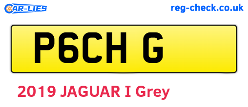 P6CHG are the vehicle registration plates.