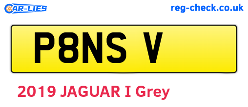 P8NSV are the vehicle registration plates.