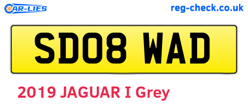 SD08WAD are the vehicle registration plates.