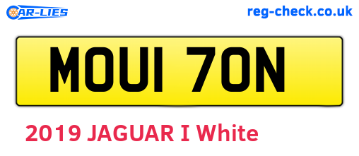 MOU170N are the vehicle registration plates.