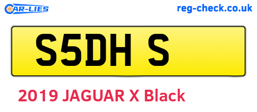 S5DHS are the vehicle registration plates.