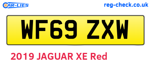 WF69ZXW are the vehicle registration plates.