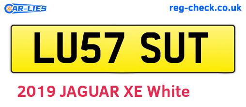 LU57SUT are the vehicle registration plates.