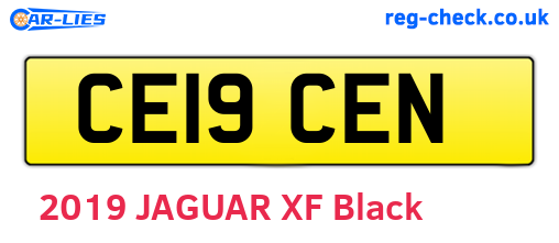 CE19CEN are the vehicle registration plates.