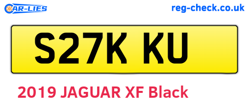 S27KKU are the vehicle registration plates.