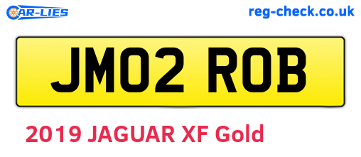 JM02ROB are the vehicle registration plates.