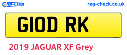 G10DRK are the vehicle registration plates.