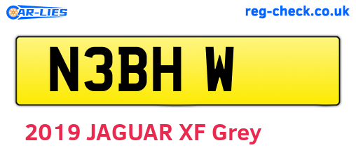 N3BHW are the vehicle registration plates.