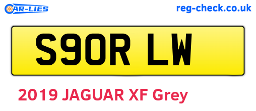 S90RLW are the vehicle registration plates.