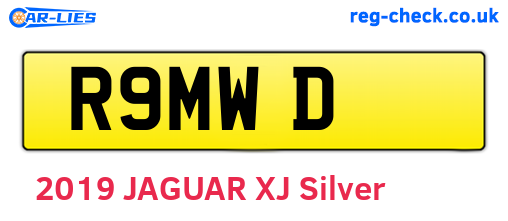R9MWD are the vehicle registration plates.