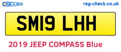 SM19LHH are the vehicle registration plates.
