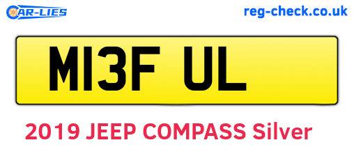 M13FUL are the vehicle registration plates.